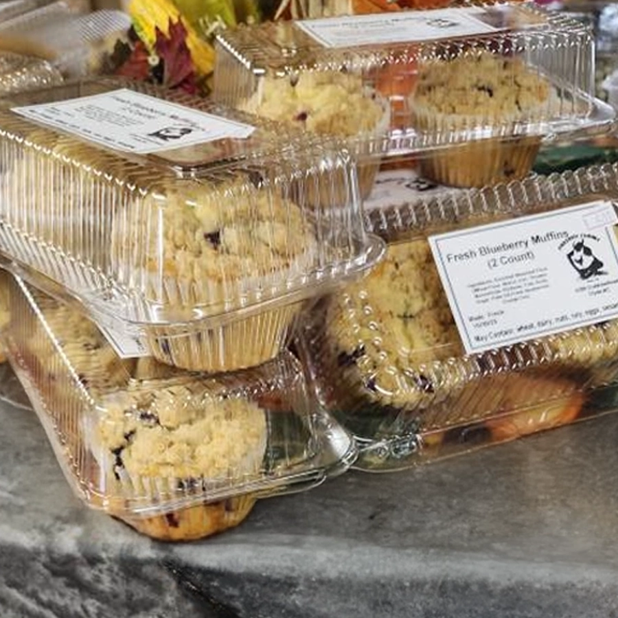 muffins from the bakery